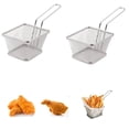 thumbnail image 1 of i Kito Mini French Fry Baskets, Small Frying Basket, Metal Fried Food Baskets 4inch 2pack, 1 of 6