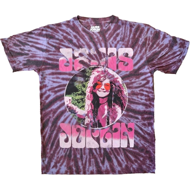 Janis Joplin - Camiseta Gafas de Sol para Adultos Unisex (Morado)