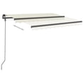 thumbnail image 2 of vidaXL Automatic Retractable Awning 300x250 cm Cream, 2 of 5