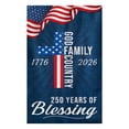 thumbnail image 2 of Anniversary Commemorative Flag 250th Making Your Event More Memorable Providing You With A Better Celebration Experience And Adding Atmosphere To Your Celebration, 2 of 4
