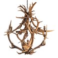 thumbnail image 5 of Meyda Tiffany 212275 Antlers 10 Light 55" Wide Antler Candle Style Chandelier - Copper, 5 of 6