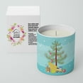 thumbnail image 2 of Carolines Treasures CK4478CDL 3.75 x 3.25 in. Unisex Border Canary Merry Christmas 10 oz Decorative Soy Candle, 2 of 5