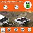 thumbnail image 3 of Portable CD Player Bluetooth Speaker,LED Screen, Stereo Player, Wall Mountable CD Music Player with FM Radio-, 3 of 5