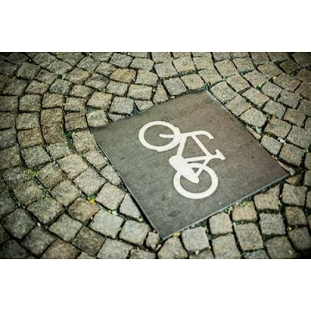 Amsterdam Bike Path Canvas Art - Erin Berzel (12 x