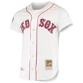 thumbnail image 2 of Men's Mitchell & Ness David Ortiz White Boston Red Sox 2004 Cooperstown Collection Home Authentic Jersey, 2 of 3