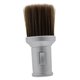 thumbnail image 1 of Barber Neck Duster Brush Boar Bristle Hair Cleaning Tool with Durable Crystal Handle Silver 13.5x6cm, 1 of 4