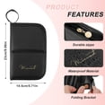 thumbnail image 3 of Unique Bargains Makeup Brush Bag Waterproof Stand-Up Makeup Brush Organizer Travel-Friendly Design Black, 3 of 7