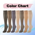 thumbnail image 5 of Grandeur Hosiery Women's Ladies Plus Size Queen Sheer Support Knee High Stockings 3-Pack Nude 4X, 5 of 5