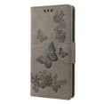 thumbnail image 2 of TECH CIRCLE Case for 2023 Galaxy S23 Ultra 6.8" - Lightweight Wallet Butterfly Case, Gray, 2 of 6