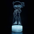 thumbnail image 1 of Lámpara de ilusión LED 3D con luz nocturna Detective Conan Anime, 1 of 1