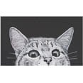 thumbnail image 1 of Tapis de Porte avant pour Chat Intérieur Extérieur Tapis de Bienvenue Absorbant la Boue, Tapis d'Entrée Extérieur/intérieur, Tapis Antidérapants avec Dos en Caoutchouc, Durable et Lavable, 18X30, 1 of 8