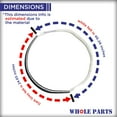 thumbnail image 2 of Whole Parts Dryer Front Felt Drum Seal & Bearing Part# W11035878 - Replacement & Compatible with Some Admiral, Amana, Crosley, Estate, Kitchen Aid, Magic Chef, Maytag, Roper and Whirlpool Dryers, 2 of 7
