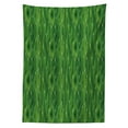 thumbnail image 3 of Ambesonne Green Tablecloth Rectangular Table Cover, Retro Spring Abstract, 60"x84", Pale Green and Fern Green, 3 of 4