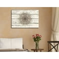 thumbnail image 2 of wall26 - Decorative Patterned Art on a Rustic Wooden Background - Canvas Art Home Art - 24x36 inches, 2 of 4