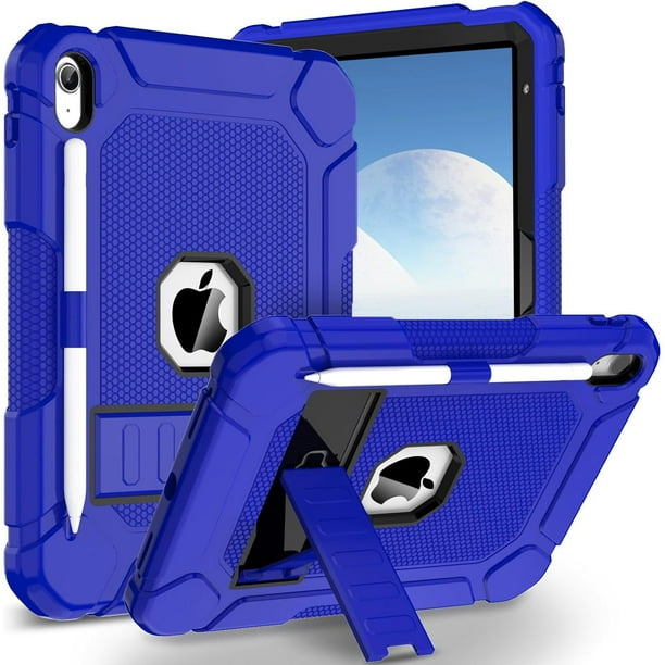 Funda BMOUO para iPad de 11ª y 10ª generación, 11", 10,9 pulgadas, a prueba de golpes, función atril