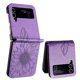 thumbnail image 1 of Funda tipo cartera con girasoles grabados para Samsung Z Flip 3: elegante, multifuncional y con protección total., 1 of 5