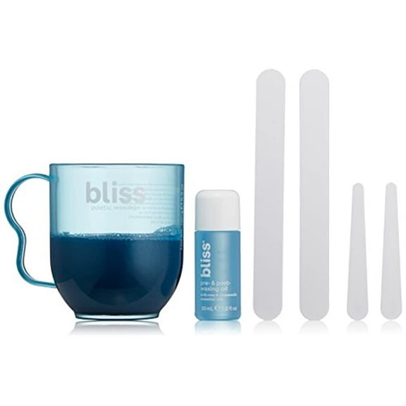 Bliss At-Home Waxing Kit 5.3oz Microwavable No-Strip Wax | Paraben & Cruelty Free
