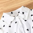 thumbnail image 5 of NOLDARES Toddler Girl Fall Winter Clothes Baby Crewneck Print Sweatshirts Pants Set Long Sleeve Outfits Set(White,6-7 Y), 5 of 7