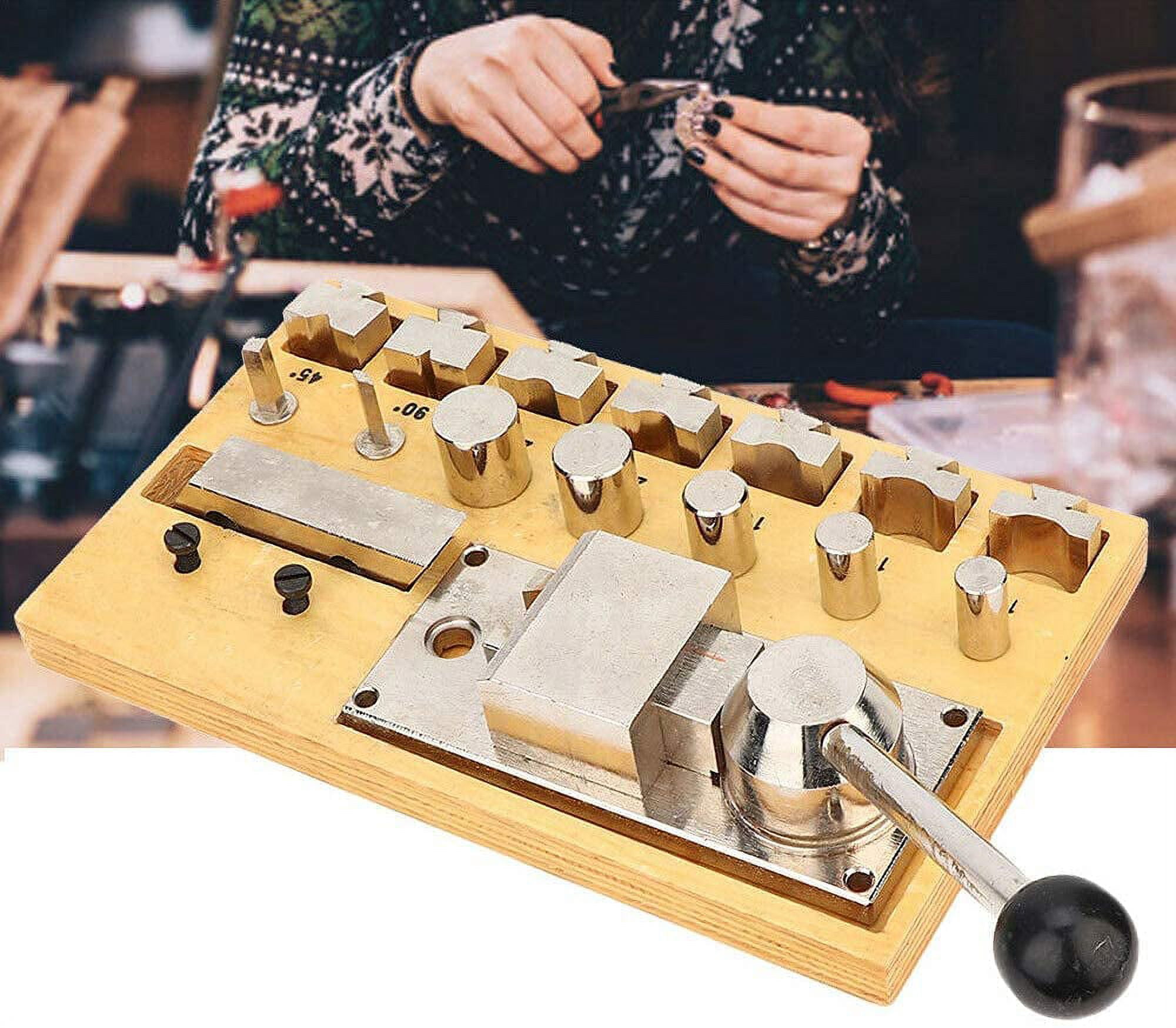 MONIPA Ring Earring Maker Ring Bending Tools Jewelry Ring Bending Machine Ring Bender Bending Jewelry Making Tool