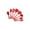 Red, variant on Meitianfacai High Temperature Counteractive Nylon Shovel Kitchen Utensils Non-stick Pot Spoon Shovel 6-piece Set Kitchen Spoon Cooking Pot Shovel Colander Set