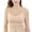 Beige, variant on Meichang Sports Bras for Women Wirefree Support T-shirt Bra Seamless Padded Bralettes Stretch Yoga Workout Bras