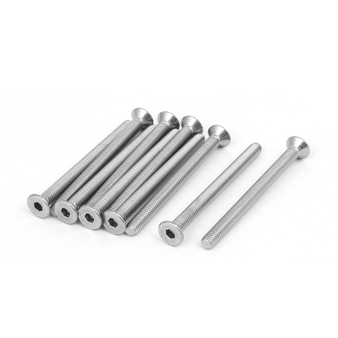 Vis à Tête Fraisée Hexagonale M3 X 50mm - Acier Inox 304 - Lot De 60 Pièces - Neuf (marque Uxcell)