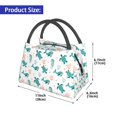 thumbnail image 2 of Fotbe Turtles And Seahorses Bolsa Térmica Portátil con Estampado, Bolsa de Entrega de Alimentos Aislada, Bolsa Reutilizable de Gran Capacidad para Comidas y Supermercado, 2 of 6