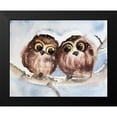 thumbnail image 2 of Shefranov, Olga 24x20 Black Modern Framed Museum Art Print Titled - Owls, 2 of 5