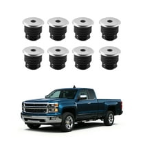 VEVOR Body Mount Bushing Kit, Compatible with 1999-2007 Ford F250 F350, 60 PCS Polyurethane Body Mount Kit, Quick Replacement, Durable Components for Improving Bumpy Driving Performance, Black