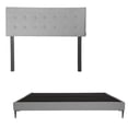 thumbnail image 1 of Base Cama Slim Dicasa con Cabecera King Size Bilbao Gris, 1 of 8