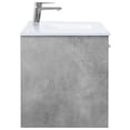 thumbnail image 6 of Elegant Decor Kasper 48" Single Porcelain Top Floating Bathroom Vanity in Gray, 6 of 14