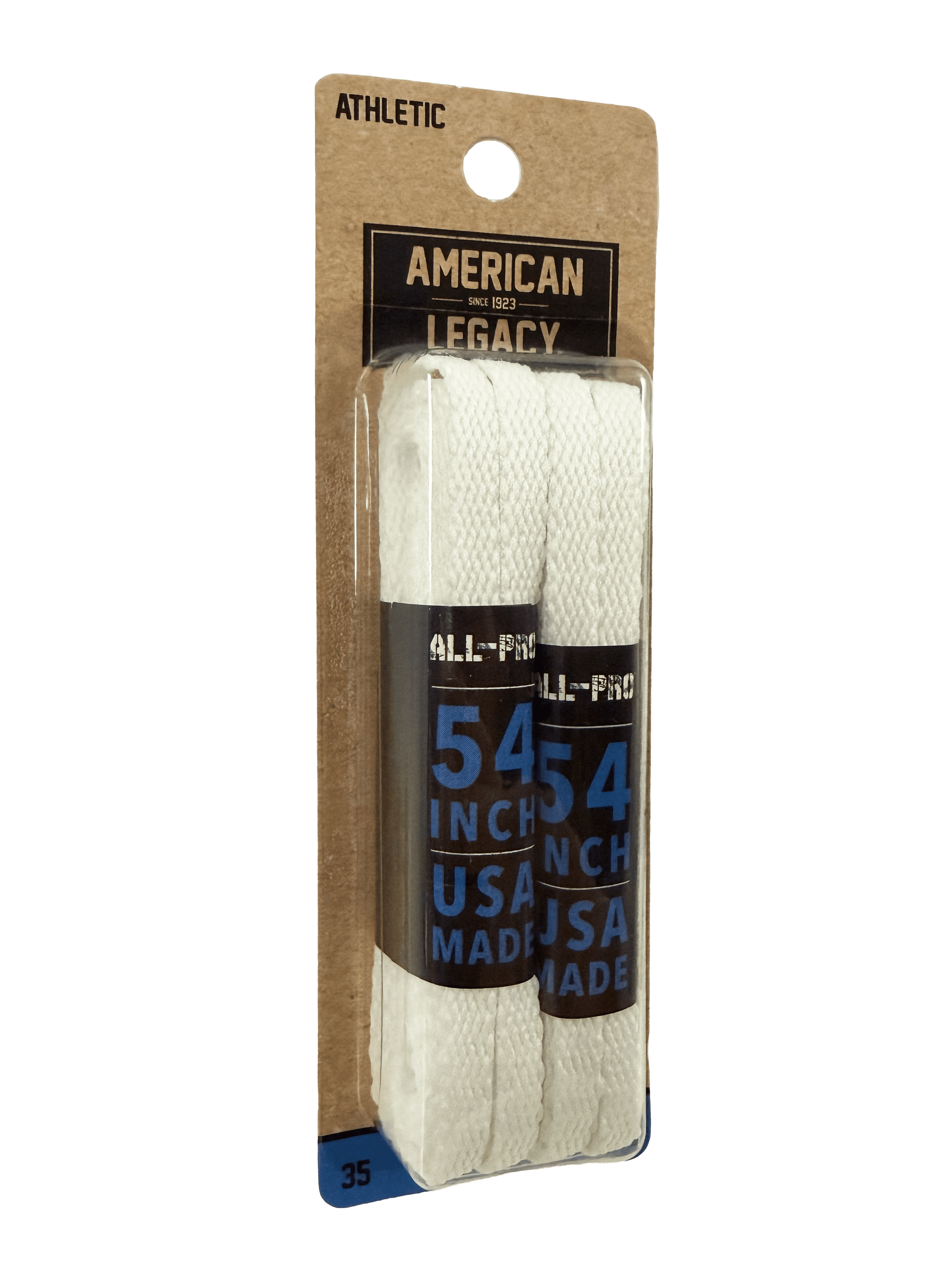 American-Legacy Athletic Narrow Flat White 2-Pack 54"