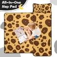 thumbnail image 4 of Yellow and Brown Of Leopard Print Toddler Nap Mats for Kids Preschool,Sleeping Mat Bag or Kids,Toddler Sleeping Bag,Toddler Nap Mat or Daycare, 4 of 6