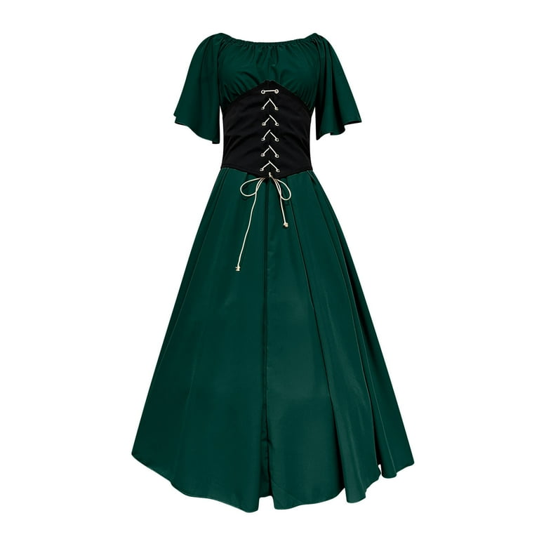 Round Neck Patchwork Plain Evening Dress Round Neck Patchwork Plain Evening Dress