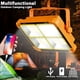 thumbnail image 2 of 1pc Focos de Inundación Exterior, Luces de Seguridad, Luces Solares para Exteriores, Luz LED Portátil Recargable Solar, con 5 Niveles de Brillo, Gancho Magnético,, 2 of 12