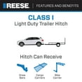 thumbnail image 4 of Reese Towpower Class 1 Trailer Hitch, 1-1/4-Inch Receiver, Black 77132, 4 of 9