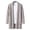 Khaki, variant on JTieacloth Sweater Jackets Men's Autumn And Winter Long Solid Color Slim Knit Cardigan Coat(Black)