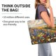 thumbnail image 2 of Fotbe Vibrant Wildflower Meadow Bolsa Tote Estética de Lona con Estampado para Mujer - Bolsa Reutilizable de Hombro Casual para Vacaciones, Compras, Trabajo y Gimnasio, 2 of 8