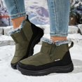 thumbnail image 2 of Insulated Winter Boots for Women - -Lined Cold Weather Outdoor Footwear With Low Heel Pull-On Design, 2 of 9