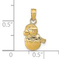 thumbnail image 2 of 14K Snowman Pendant K9587, 2 of 2