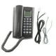 thumbnail image 2 of Teléfono fijo con cable para colgar en escritorio/pared Función de identificación de llamadas de comercio exterior Teléfono fijo de extensión pequeña con línea telefónica, 2 of 8