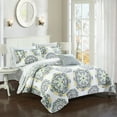 thumbnail image 4 of Mirador 4- or 3-Piece Reversible Printed Microfiber Quilt Set Mult. Colors, 4 of 9
