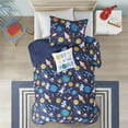thumbnail image 3 of Mi Zone Ensemble de Couette Imprimée Contemporaine 100 pour Cent Polyester pour Enfants en Multi, 3 of 13