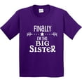 thumbnail image 3 of Inktastic Finally I'm the Big Sister Youth T-Shirt, 3 of 5