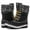 Black/Prints, variant on GLOBALWIN Snow Boots For Women Black Women's Winter Boots 8M