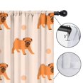thumbnail image 4 of Blackout Kids Curtains,Cartoon Pug Dog Childrens Insulated Curtains Set Of 2,Bedroom Essentials,Toddler Room Decor 52"x84"(132x213cm), 4 of 4