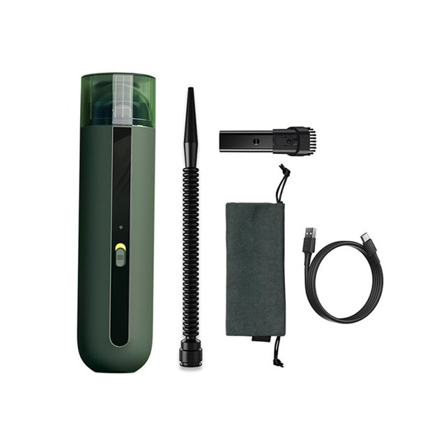 Kenally Aspirador de mano 70W Aspirador de coche Limpiador de coche recargable inalámbrico Limpiador de coche pequeño de mano eficiente Automoción decorativa y accesorios No.2 Kenally VI009335-02