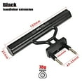 thumbnail image 1 of GLFILL Bike Bar Extension Handle Bar Bracket Handlebar Extender Lightweight and Sturdy Handlebar Extension Frame Enhance Your Ride Black, 1 of 7