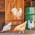 thumbnail image 6 of Large Rooster Pattern Plastic Painting Stencils 12x12inch Farm Animals Poultry Drawing Template for Painting on Floors Walls Doors Tile Wood Cabinet, 6 of 9