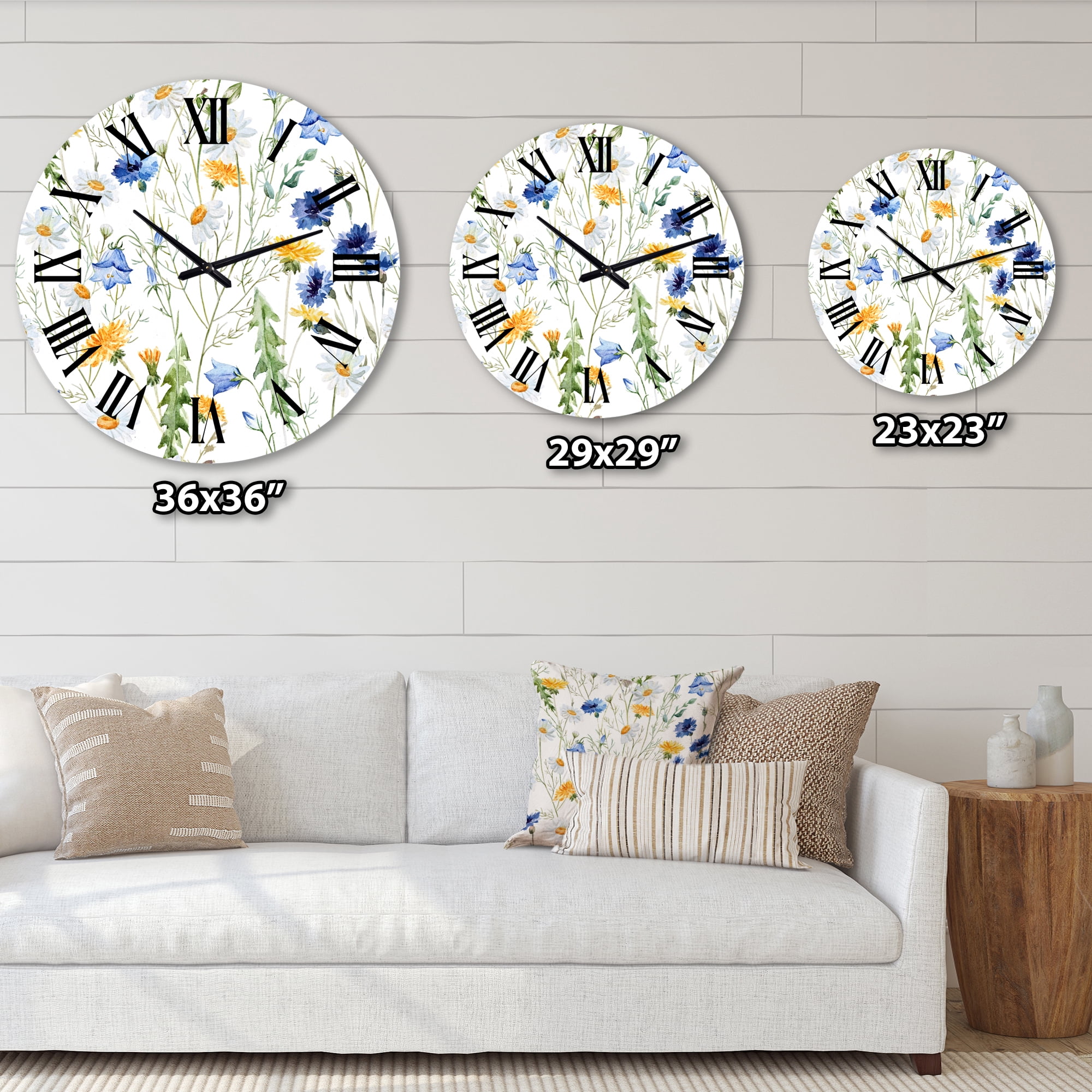 Designart 1 in Traditional Wall Clock